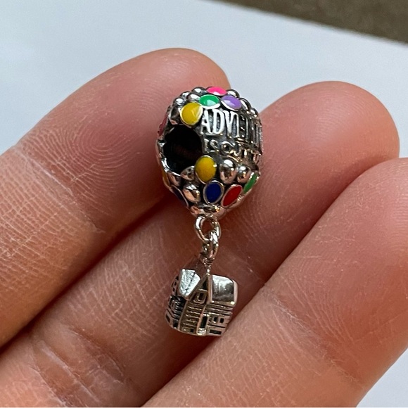 NWOT Disney Pixar Up House & Balloons Dangle Charm Dangle Charm Silver 925 - Picture 12 of 13